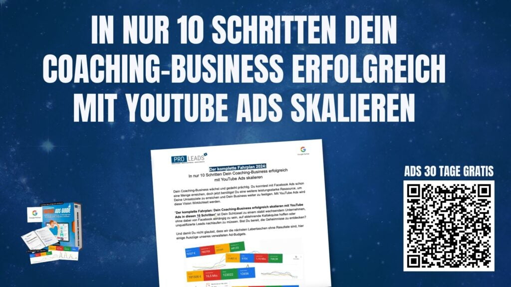 In nur 10 Schritten Dein Coaching-Business erfolgreich mit YouTube Ads skalieren